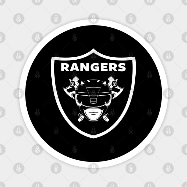 Rangers Superhero Sports Team Parody Mashup Magnet by BoggsNicolas